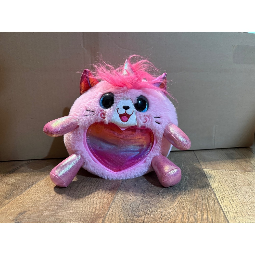 Zuru Rainbocorns Plush Toy Pink Kittycorn Butterfly Wings Sparkly Magical 10"